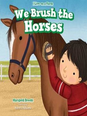 cover image of We Brush the Horses